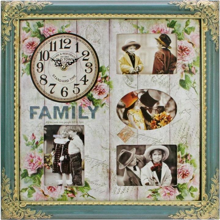 Actual product image Safe Wall clock with photo frame