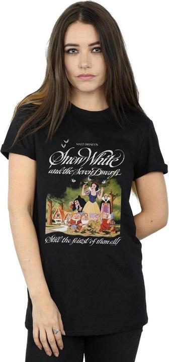 Actual product image Disney Womens/Ladies Snow White And The Seven Dwarfs Cotton Boyfriend T-Shirt (S)