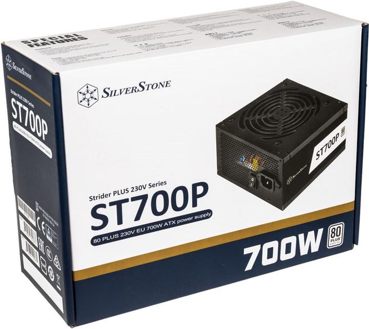 Immagine prodotto Silverstone ST700P Alimentatore 80 PLUS - 700 Watt (700 W)