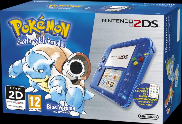 Nintendo 2DS incl. Pokémon Blue Edition