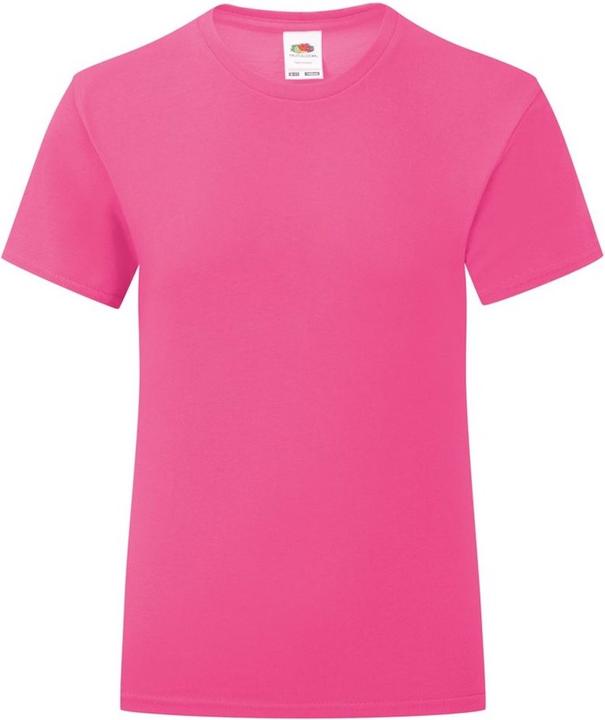 Actual product image Fruit of the Loom Girls Iconic Tshirt (104)