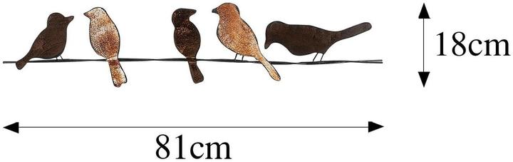 Actual product image Wallxpert Birds (81 x 18 cm)