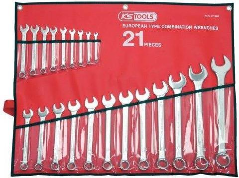 Actual product image KS Tools Combination wrench set. angled. 21 pcs. 517.0 (11 mm, 13 mm, 32 mm, 18 mm, 29 mm, 12 mm, 20 mm, 19 mm, 27 mm, 15 mm, 22 mm, 25 mm, 6 mm, 21 mm, 7 mm, 14 mm, 31 mm, 8 mm, 10 mm, 30 mm, 23 mm, 26 mm, 17 mm, 28 mm, 9 mm, 16 mm, 24 mm)