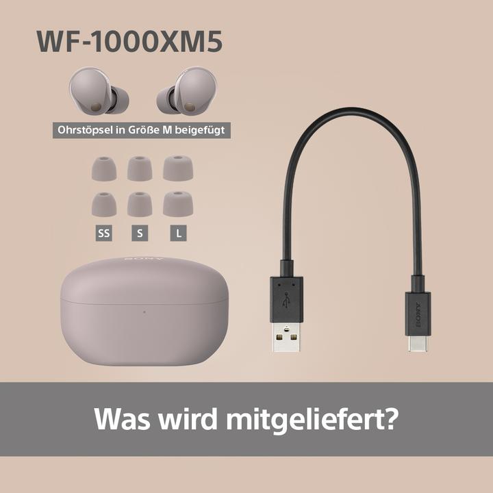 Productafbeelding Sony WF-1000XM5 (NC, 8 h, Draadloze)