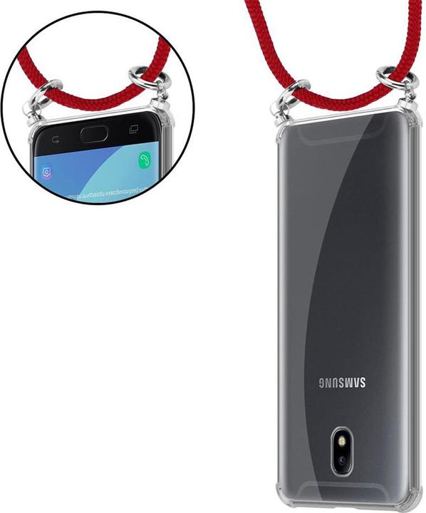 Produktbild Cadorabo TPU Handy Kette SILBER Cover