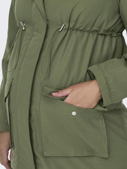 Produktbild Only Maternity Kapuze mit abnehmbarem Kunstfell-Rand Maternity Parka Langer Parka (XS)