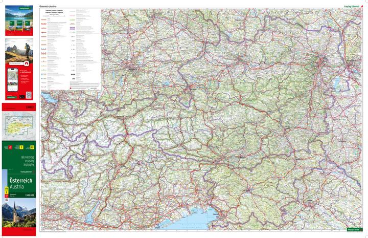 Image du produit Autriche, carte routière 1:500.000, freytag & berndt