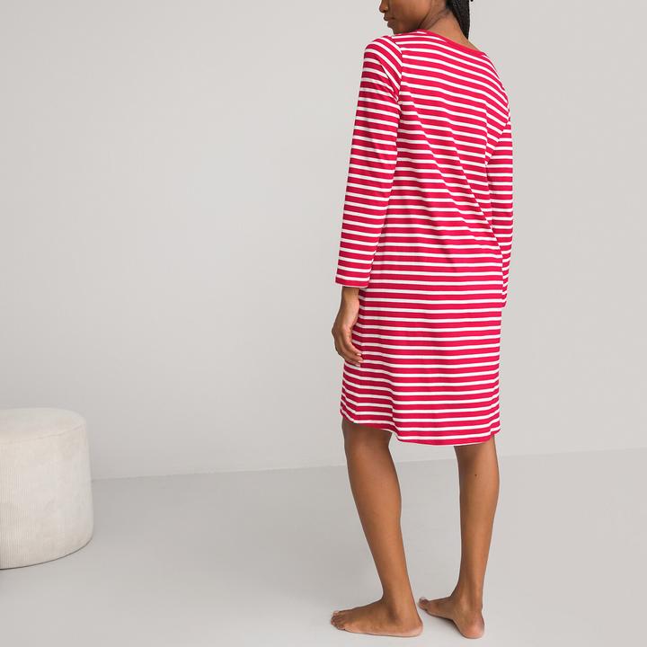 Image du produit La Redoute Collections Chemise de nuit en jersey de coton (W32/L34)