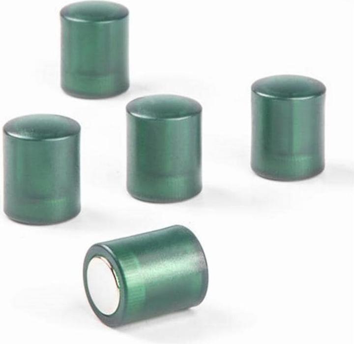 Immagine prodotto Supermagnete Magneti da tavolo cilindrici, verdi trasparenti (5 x)