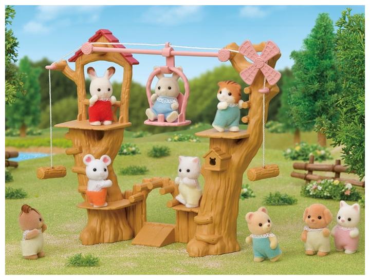 Actual product image Sylvanian Families Baby Ropeway Park