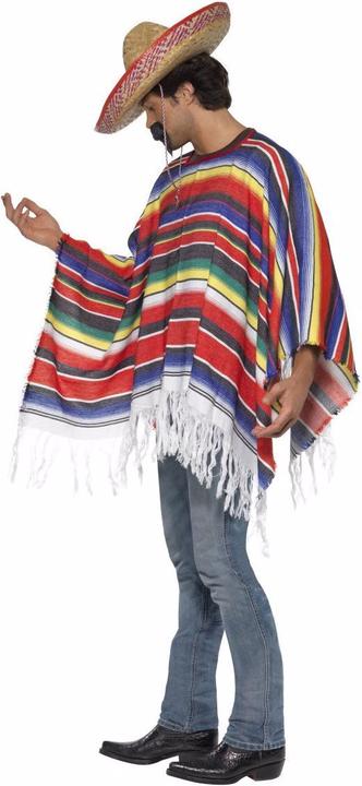 Produktbild Smiffys Mexikaner Poncho (One Size)