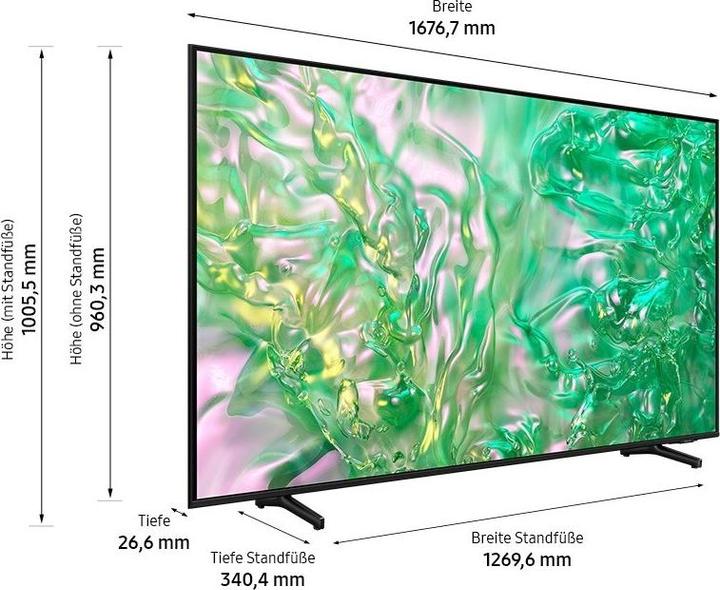 Actual product image Samsung GU75DU8079UXZG (75", DU8079, 4K)