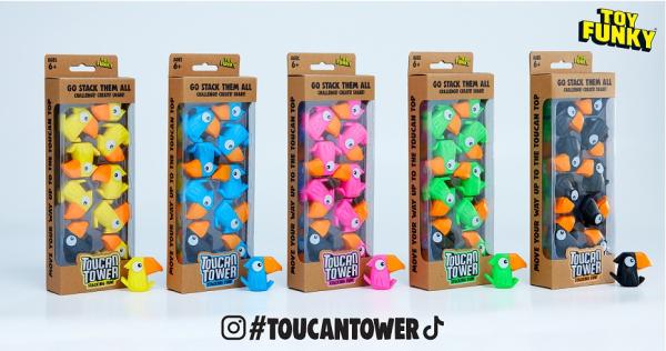 Actual product image Fun trading Toucan Tower® Stacking Fun