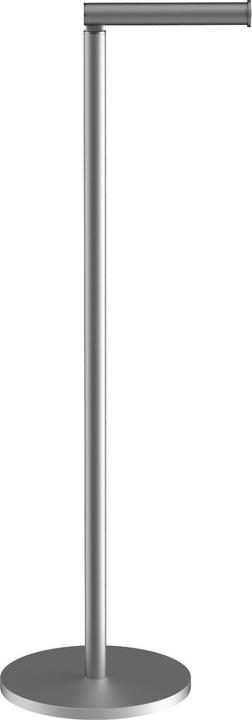 Produktbild Intirilife freistehende Edelstahl Toilettenpapierhalterung Papierrollenständer in Silber - Höhe 55 cm