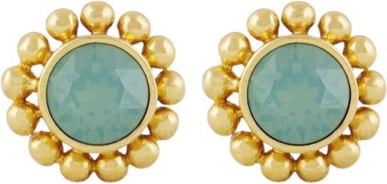 Produktbild Steinkult Ohrringe "Amy" (Kristallstein, 18 Kt. Vergoldet, Messing)