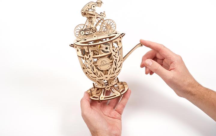 Actual product image Ugears Automaton Cyclist
