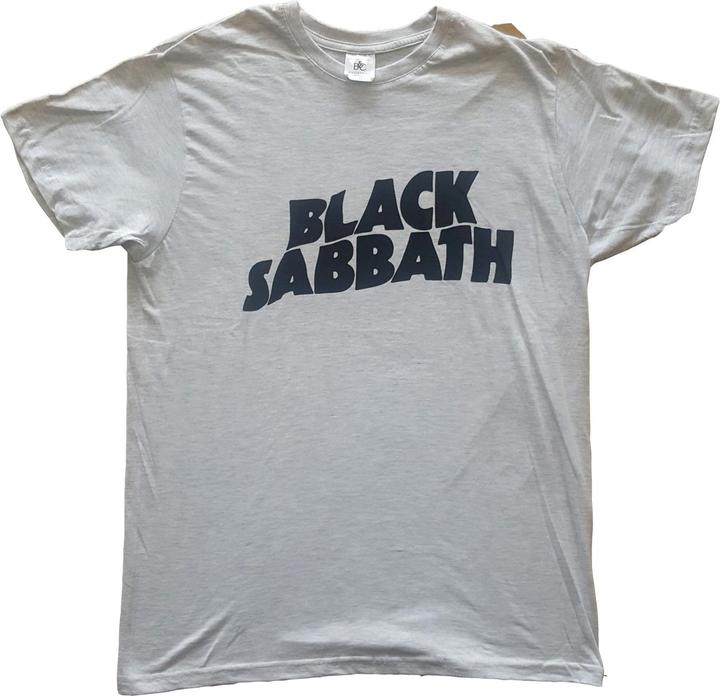 Black Sabbath Black Wavy Logo