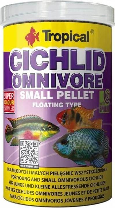 Immagine prodotto Tropical Pellet per Ciclidi Onnivori Piccolo (1000 ml)