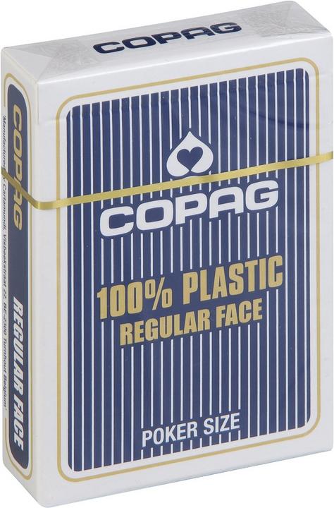 Actual product image Copag Plastic Poker Cards Deck Regular (German, French, Italian, English)