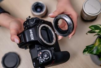 Actual product image Techart Adapter bagnetowy TZG-01 - Contax G / Nikon Z
