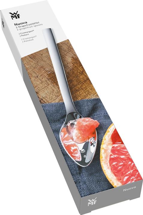 Productafbeelding WMF Grapefruitbestekset 2st Grapefruitlepel met tanden Nuova Roestvrij Staal pol (2 Stuk, Lepel)