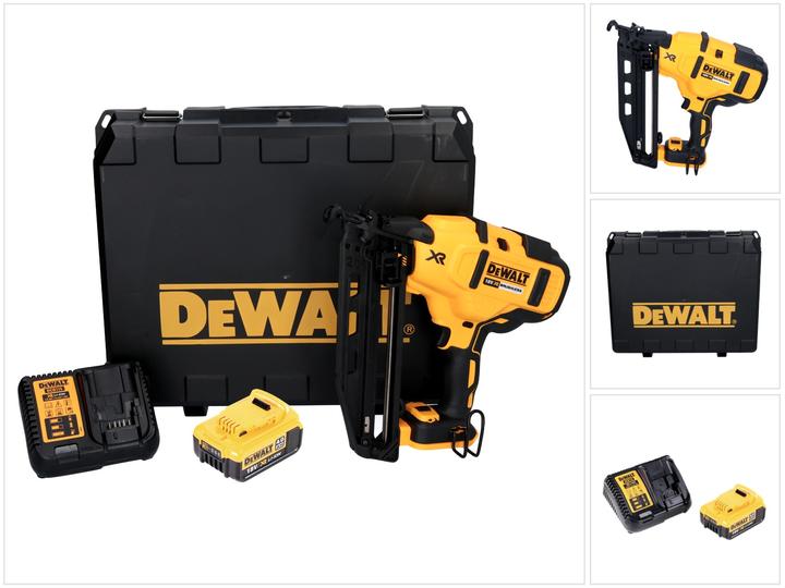 Produktbild DeWalt DCN 660 M1 Akku Nagler 18V 32-63 mm Brushless + 1x Akku 4,0 Ah + LadegerÃ¤t + Koffer