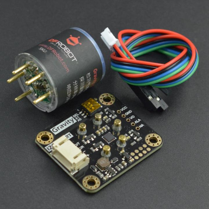 Actual product image DFRobot Gravity HF hydrogen fluoride sensor I2C and UART