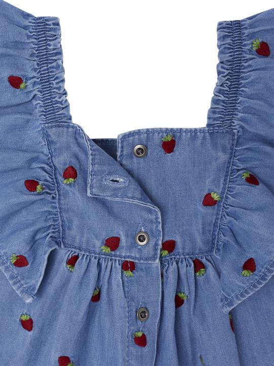 Produktbild Vertbaudet Baby Kurzoverall aus luftigem Denim (92)
