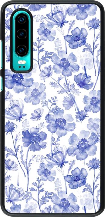 Image du produit PhoneLook Coque Spring 23 watercolor blue flowers (Huawei P30)