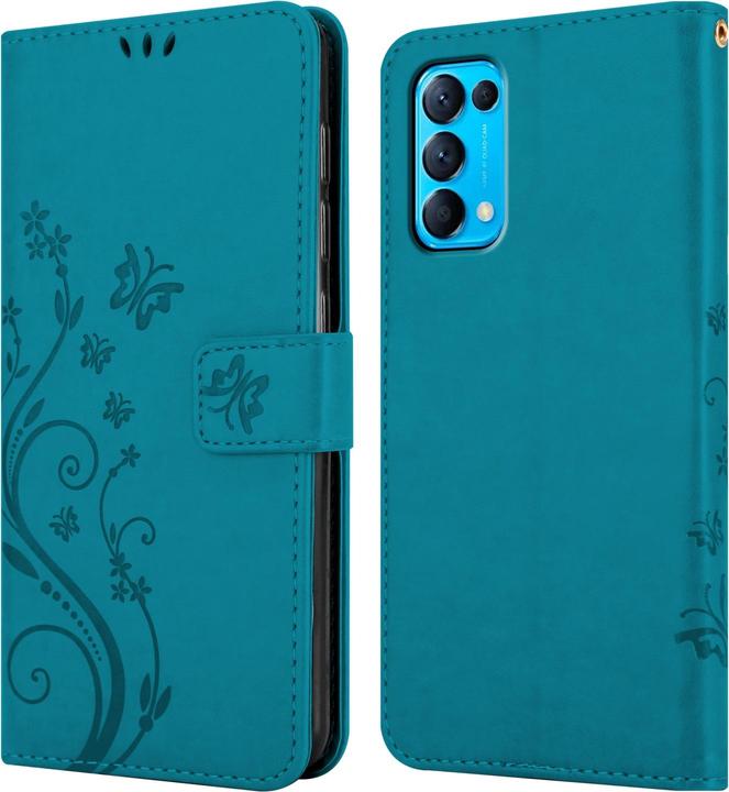 Produktbild Cadorabo Flower Book Hülle (Oppo Find X3 Lite)