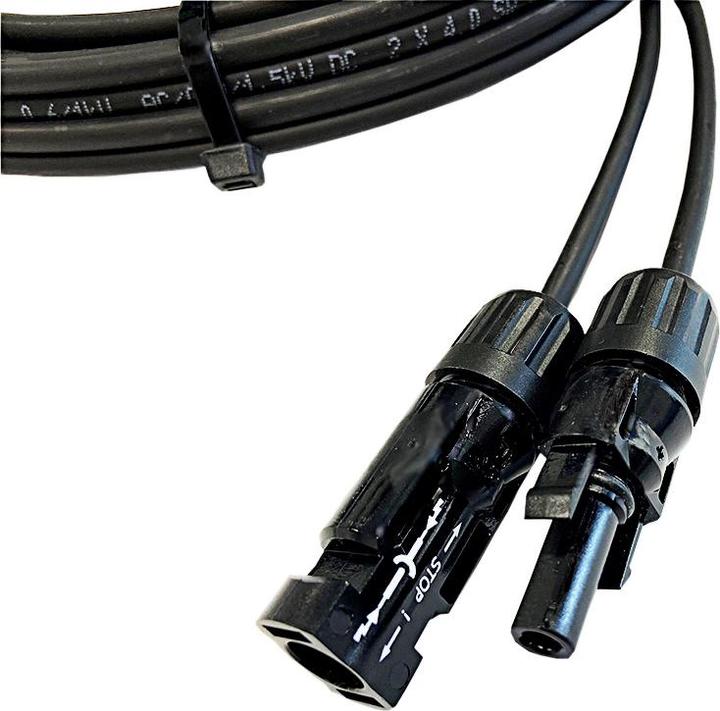 Image du produit Offgridtec Câble de connexion professionnel de 5m 4mm² entre le module solaire et le régulateur de charge (Fiche solaire)