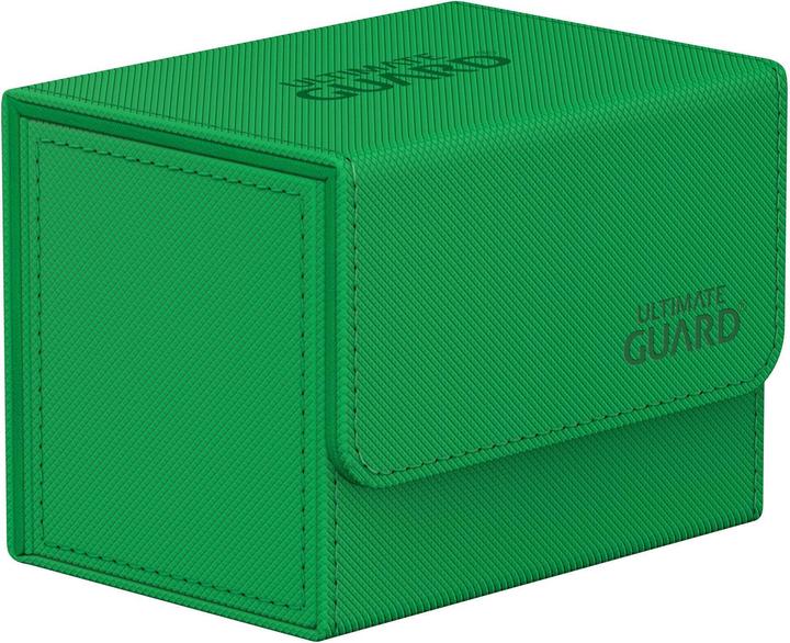 Actual product image Ultimate Guard Card Box XenoSkin Sidewinder Monocolor 80+ Green