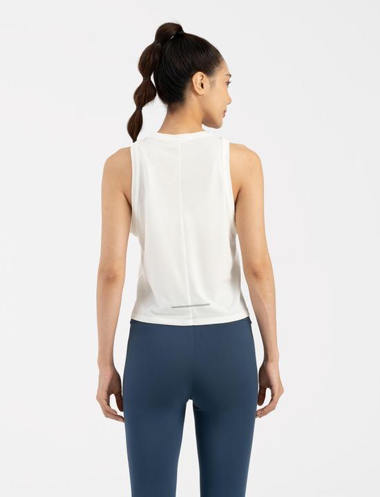 Actual product image Kiprun Débardeur court de Running respirant Femme - Run 500 Dry blanc (XL)
