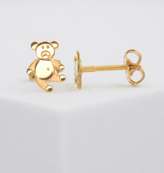 Actual product image Muau Stud earrings (18K 750, Gold)