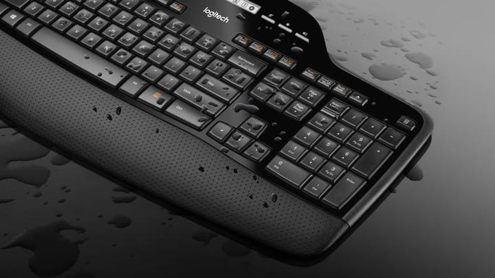 Produktbild Logitech Kabellose Tastatur+Maus MK710 schwarz im Einzelhandel (DE, Kabellos)