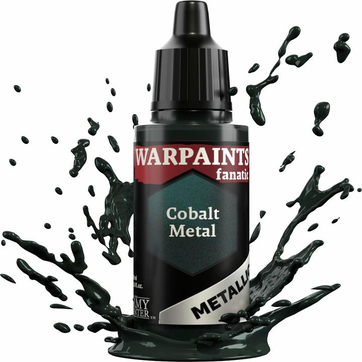 Image du produit The Army Painter Peinture métallique Warpaints Fanatic : Cobalt Metal 18 ml