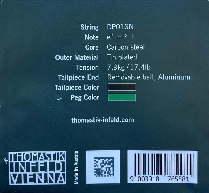 Actual product image Thomastik Dominant Pro DP01SN (1 x, violin, 0.01")