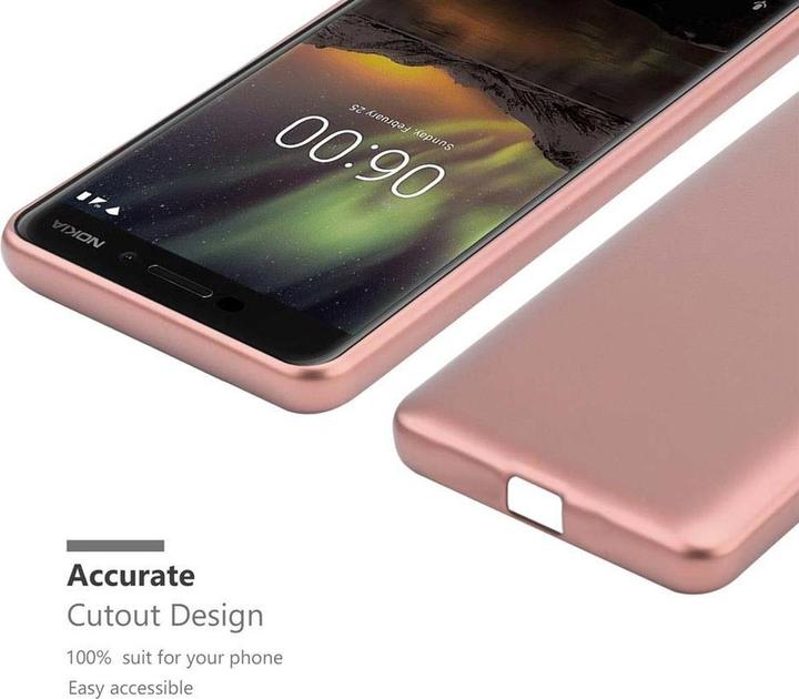 Produktbild Cadorabo TPU Matt Metallic Cover (Nokia 6.1)