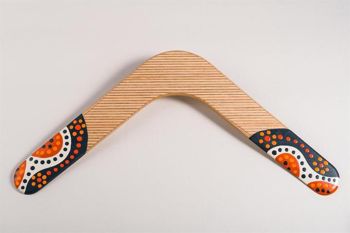 Actual product image Wallaby Boomerang for adults - vintage black