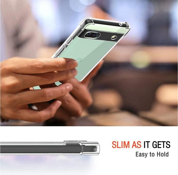 Actual product image Screenguard Crystal Clear Case Bumper (Google Pixel 6a)