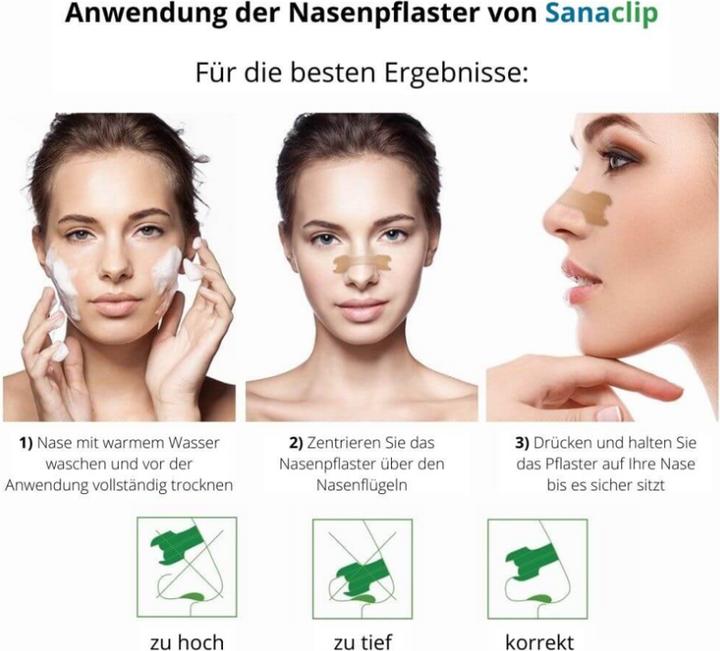 Produktbild Sanaclip Nasenpflaster gegen Schnarchen (1 Stk)