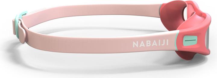 Produktbild Nabaiji Schwimmbrille kleine Grösse klar - Soft rosa/türkis (S)