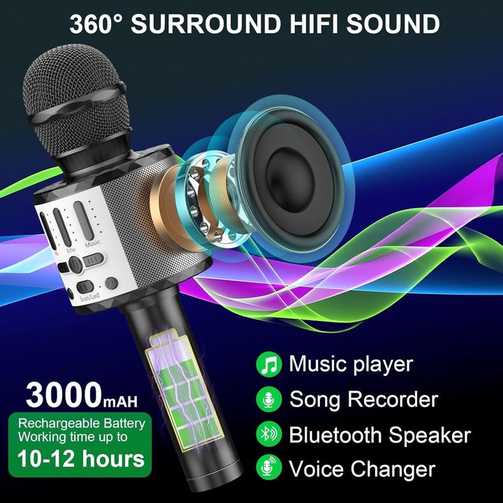 Produktbild MicQutr Karaoke Mikrofon