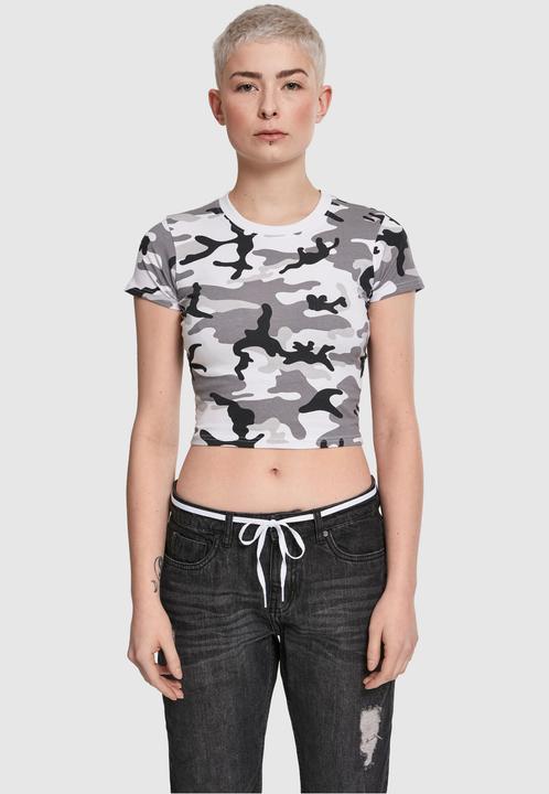 Immagine prodotto Urban Classics T-shirt in jersey elasticizzato da donna (XS)