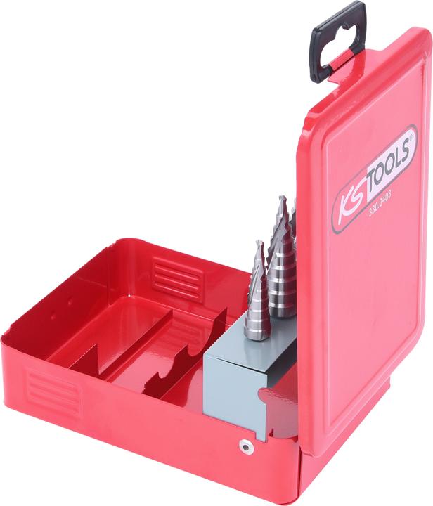 Produktbild KS Tools HSS Stufenbohrer-Satz (4 - 20, 4 - 12, 6 - 30)