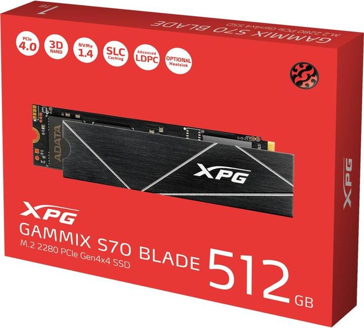 Immagine prodotto Adata XPG Gammix S70 Blade (512 GB, M.2 2280)