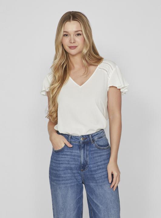 Image du produit Vila Haut décolleté en V avec manches courtes (34)