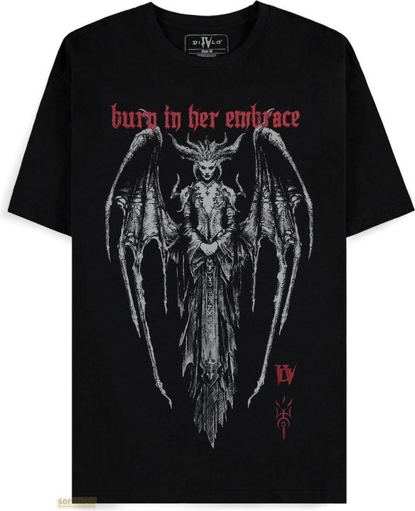 Immagine prodotto Difuzed Diablo IV - Maglietta a maniche corte da uomo "Burn In Her Embrace" - 2XL (XXL)