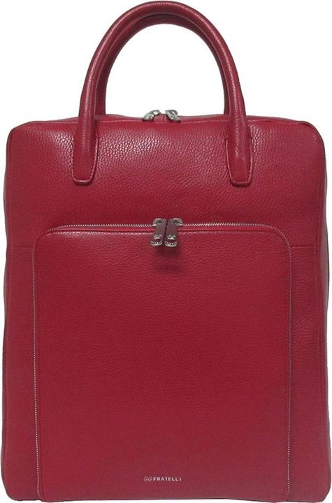 Gigi Fratelli Fratelli Dames Laptop Rugzak / Rugtas / Laptoptas / Werktas - Shopper - Rood - 15 inch