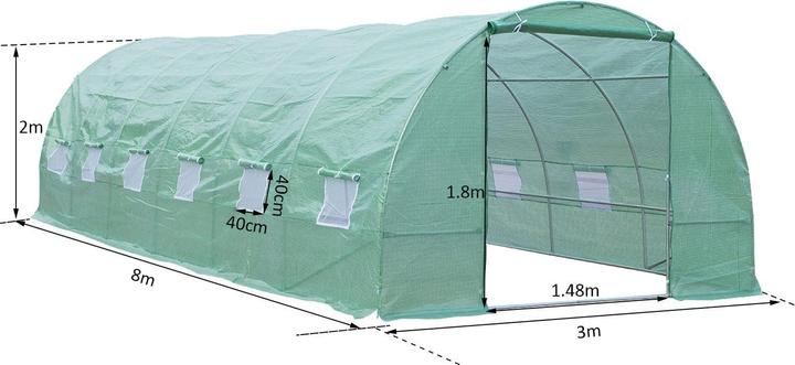 Image du produit Outsunny Serre de jardin Tunnel